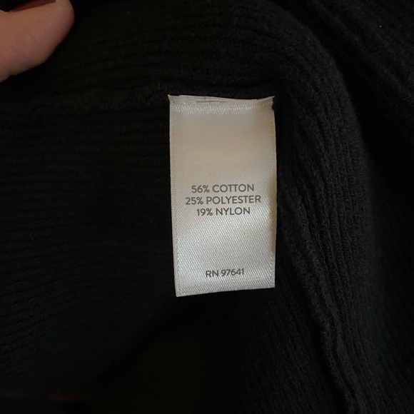 J.Jill Short Sleeve Cardigan Black Women’s Small Petite - Picture 4 of 5